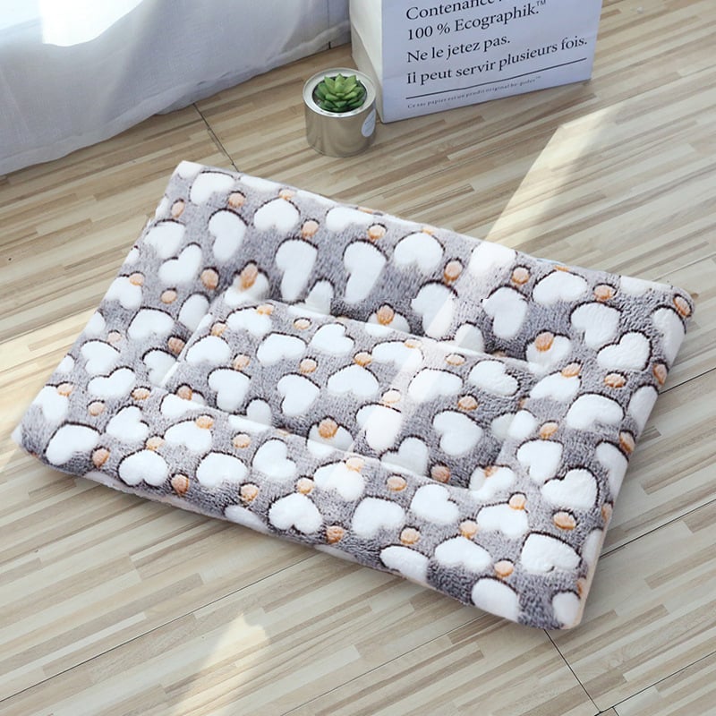 Winter Pet Warm Sleeping Pad – Thick Double-Sided Cushion in Multiple Sizes & Designs