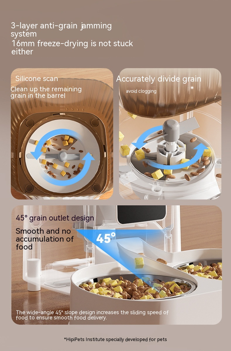 5L WiFi Smart Pet Feeder with Video Monitoring & Stainless Steel Bowls