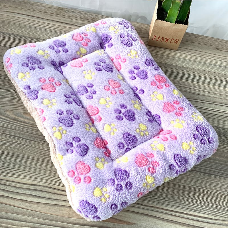 Winter Pet Warm Sleeping Pad – Thick Double-Sided Cushion in Multiple Sizes & Designs