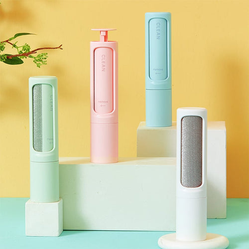 2-in-1 Reusable Pet Hair Remover Brush & Lint Roller – Self-Cleaning