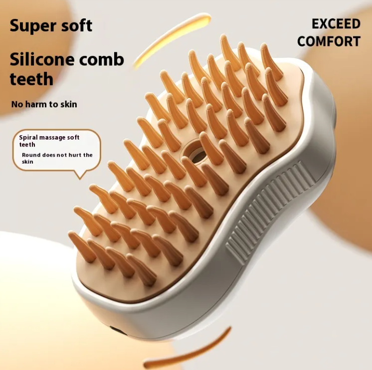 Pet Spray Massage Comb – ABS & TPR Grooming Comb for Cats & Dogs