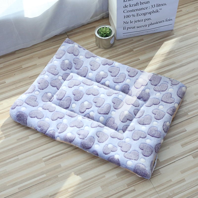 Winter Pet Warm Sleeping Pad – Thick Double-Sided Cushion in Multiple Sizes & Designs