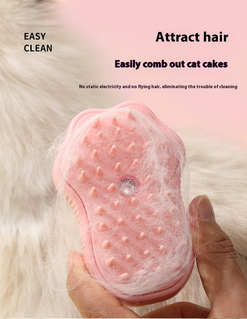 Pet Spray Massage Comb – 2-in-1 Brush & Mist for Cats & Dogs