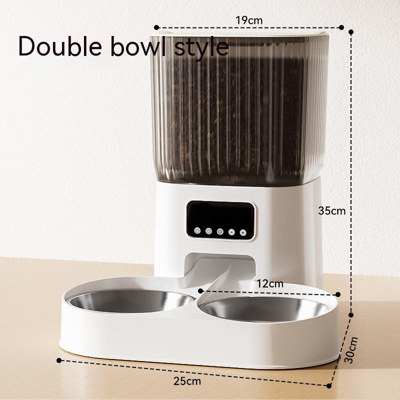5L WiFi Smart Pet Feeder with Video Monitoring & Stainless Steel Bowls