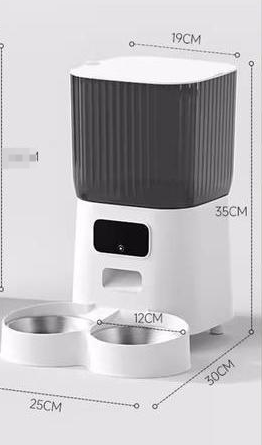 5L WiFi Smart Pet Feeder with Video Monitoring & Stainless Steel Bowls