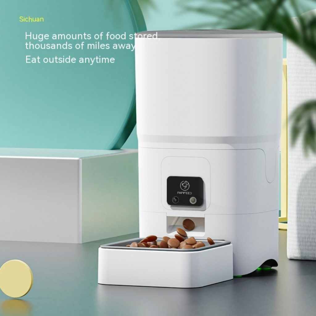 6L Smart Automatic Pet Feeder with WiFi App & Camera Option