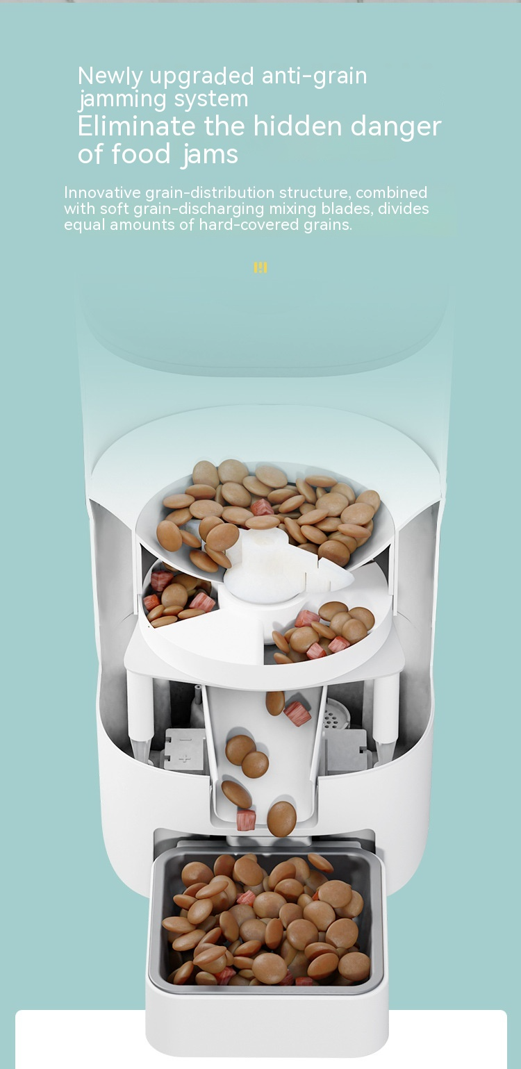 6L Smart Automatic Pet Feeder with WiFi App & Camera Option