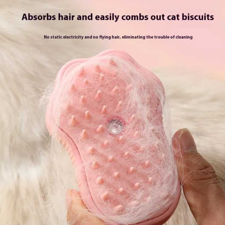 Pet Spray Massage Comb – ABS & TPR Grooming Comb for Cats & Dogs