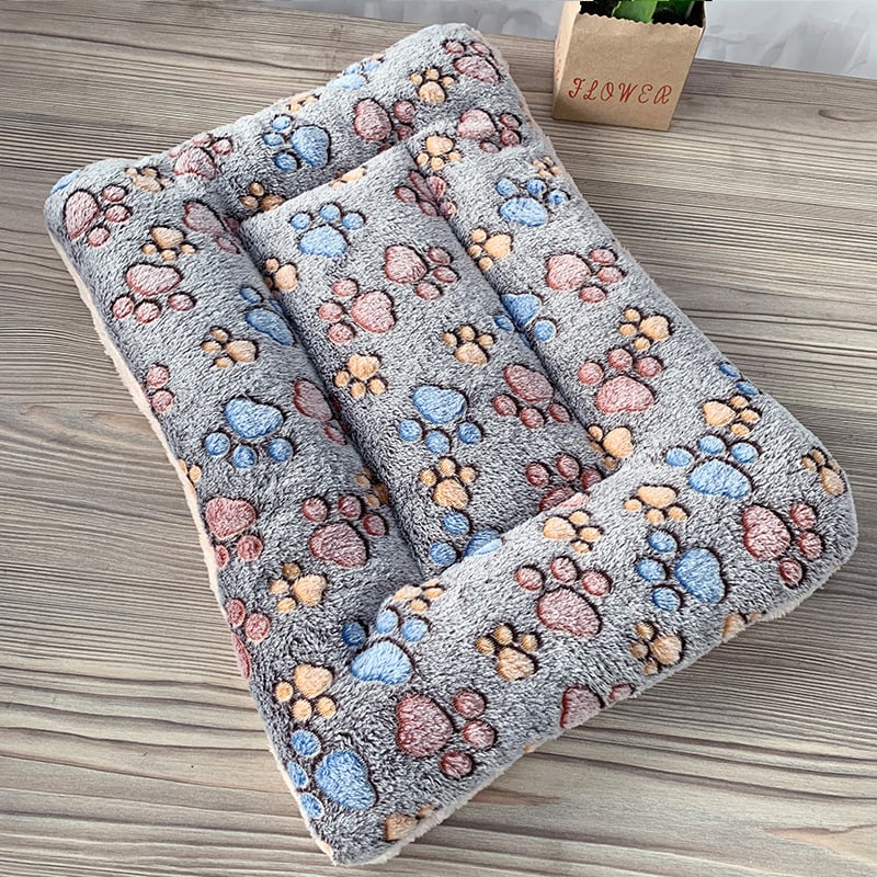 Winter Pet Warm Sleeping Pad – Thick Double-Sided Cushion in Multiple Sizes & Designs
