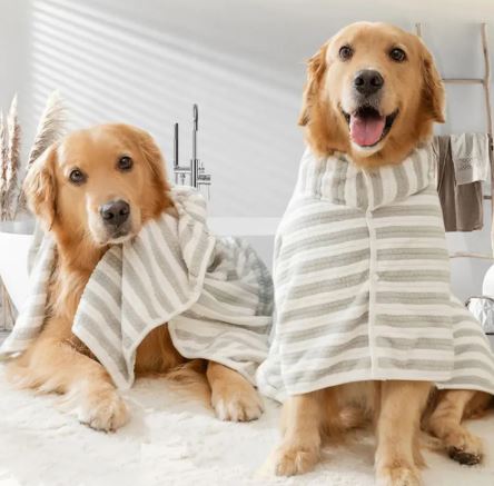 Ultra-Absorbent Pet Bath Towel for Dogs – S, M & L in 3 Colours
