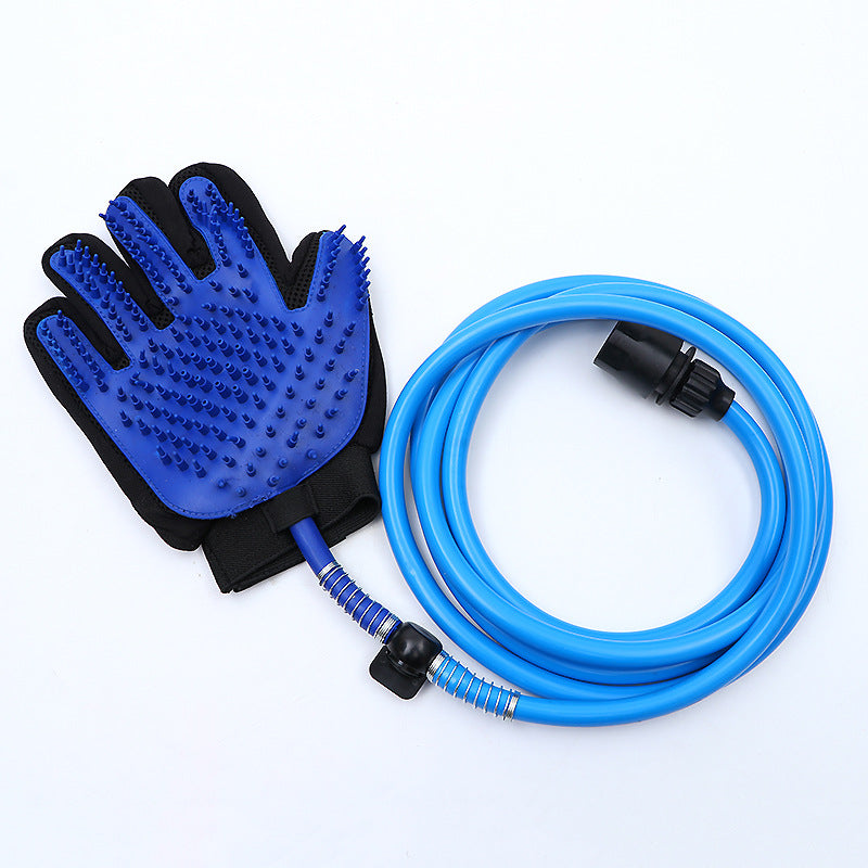 Pet Bath Massage Gloves with Water Spray – TPR Grooming Gloves for Dogs & Cats