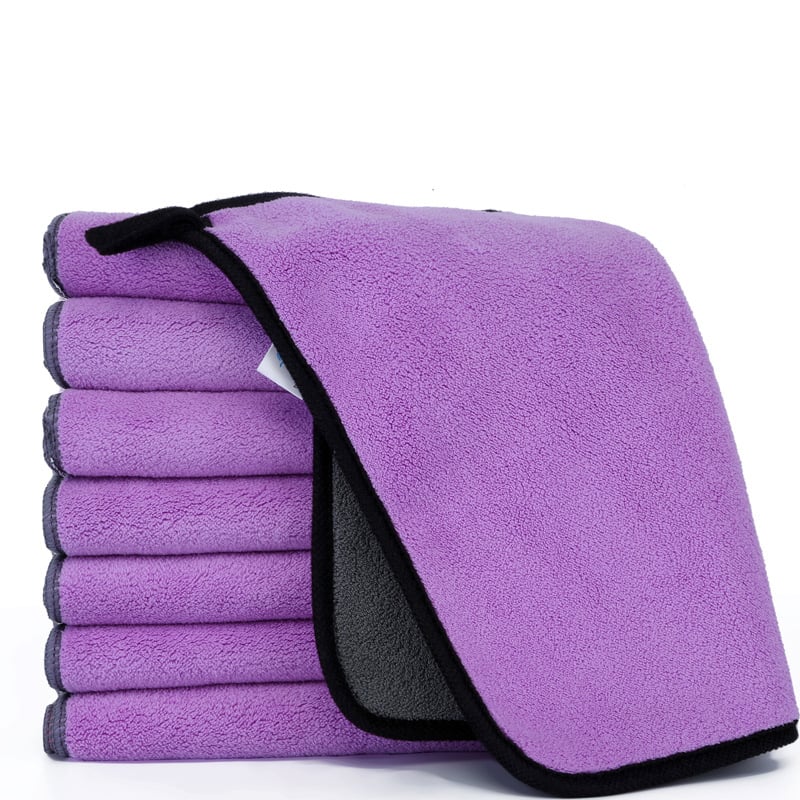Coral Velvet Pet Bath Towel – Multi-Size & Colour for Dogs & Cats