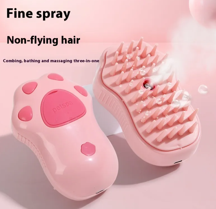 Pet Spray Massage Comb – ABS & TPR Grooming Comb for Cats & Dogs