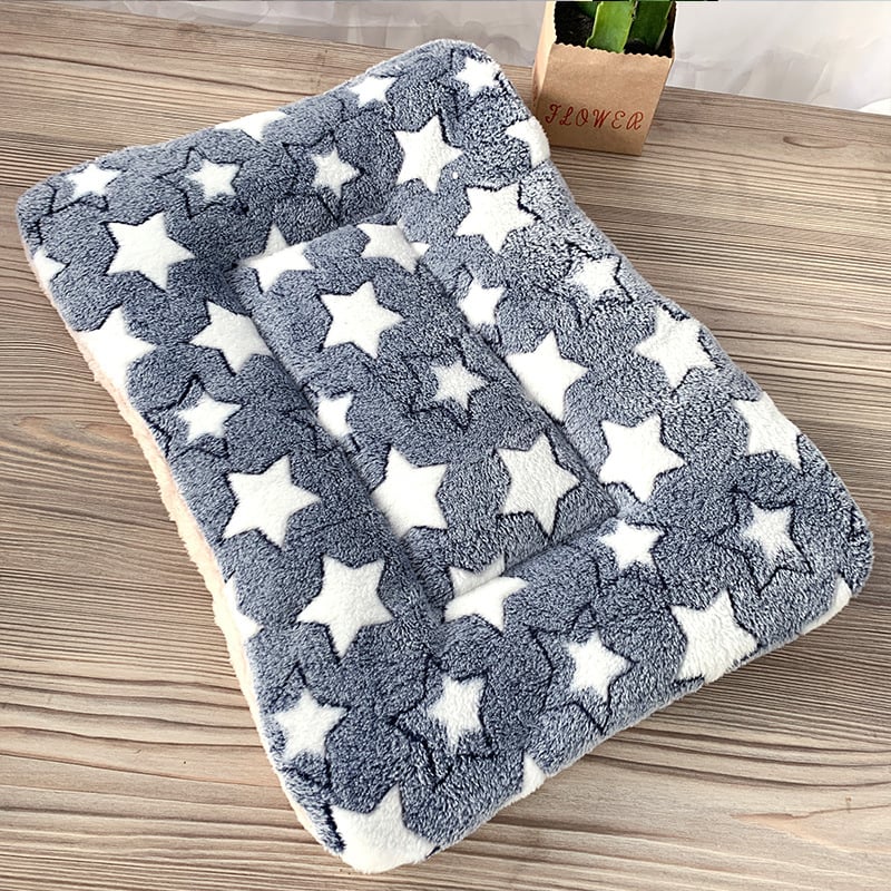 Winter Pet Warm Sleeping Pad – Thick Double-Sided Cushion in Multiple Sizes & Designs