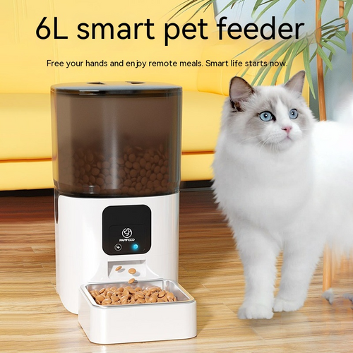 6L Smart Automatic Pet Feeder with WiFi App & Camera Option