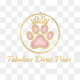 Fabulous Divas Paws Gold Circle Logo